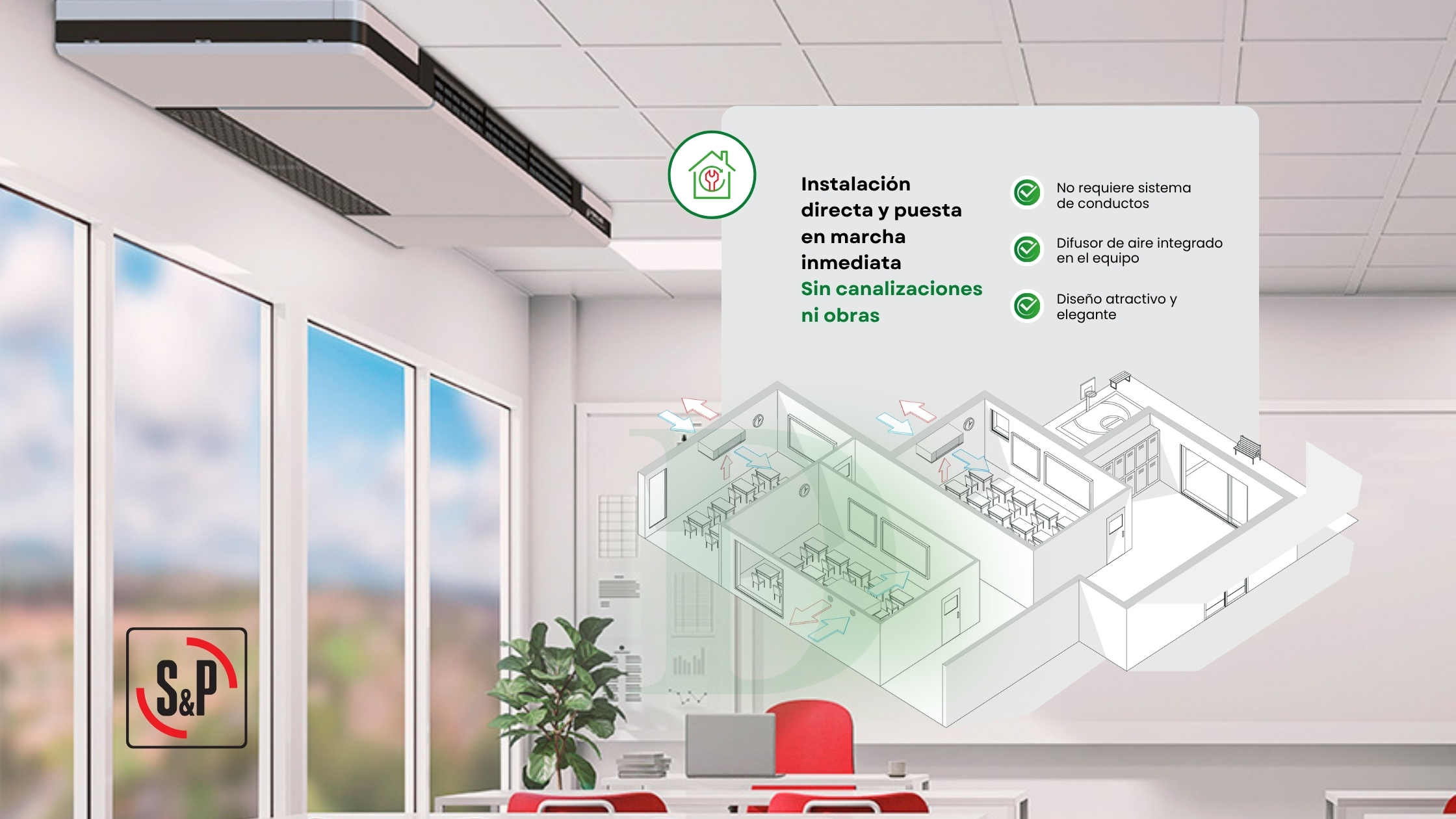 PureClass Ventilación descentralizada escolar sin obras